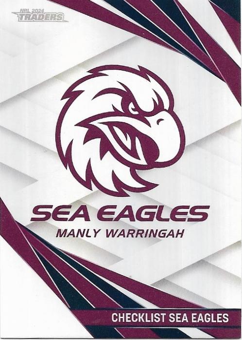 2024 NRL Traders Titanium Pearl Special (PS055) Sea Eagles Checklist