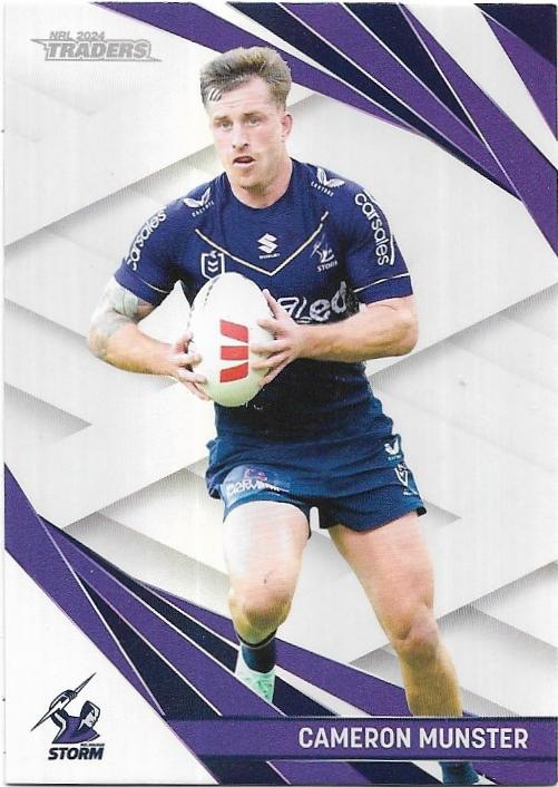 2024 NRL Traders Titanium Pearl Special (PS070) Cameron Munster Storm