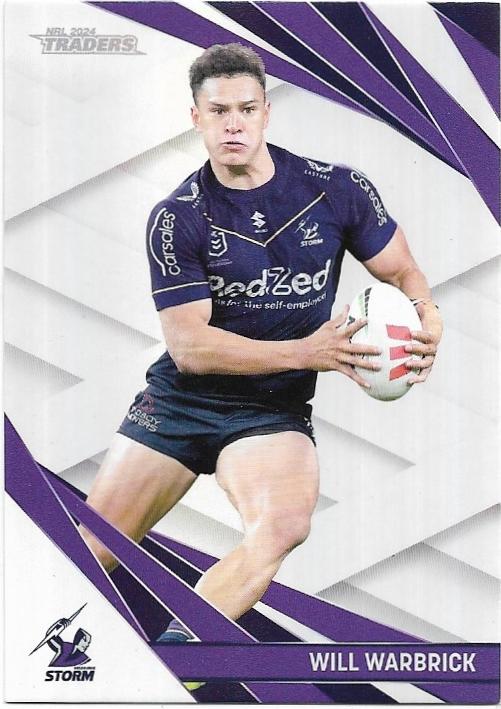 2024 NRL Traders Titanium Pearl Special (PS071) Will Warbrick Storm