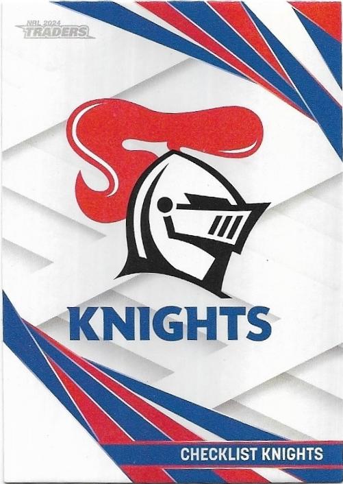 2024 NRL Traders Titanium Pearl Special (PS073) Knights Checklist