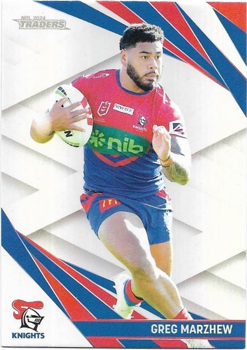 2024 NRL Traders Titanium Pearl Special (PS078) Greg Marzhew Knights