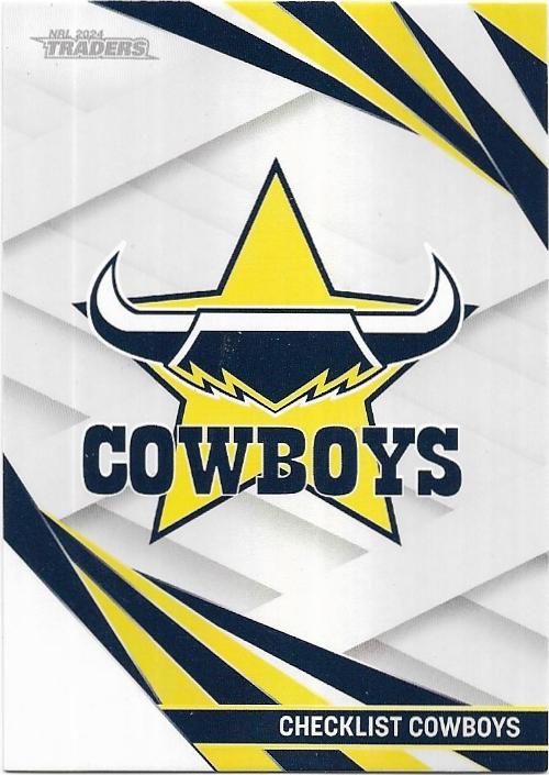 2024 NRL Traders Titanium Pearl Special (PS082) Cowboys Checklist