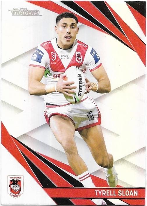 2024 NRL Traders Titanium Pearl Special (PS125) Tyrell Sloan Dragons