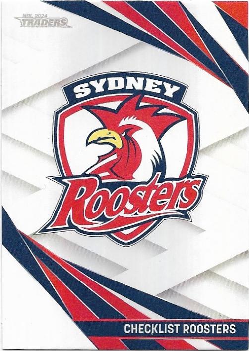 2024 NRL Traders Titanium Pearl Special (PS127) Roosters Checklist