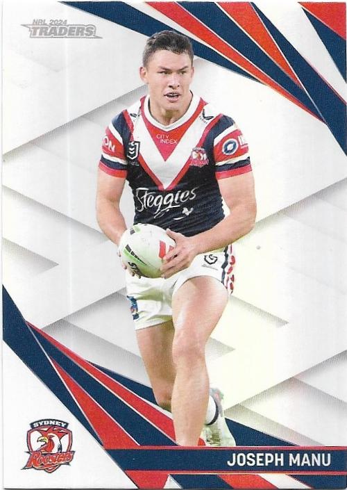 2024 NRL Traders Titanium Pearl Special (PS130) Joseph Manu Roosters