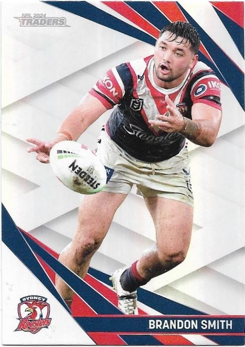 2024 NRL Traders Titanium Pearl Special (PS132) Brandon Smith Roosters