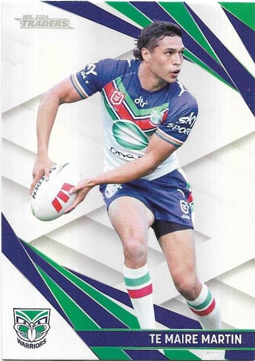 2024 NRL Traders Titanium Pearl Special (PS142) Te Maire Martin Warriors