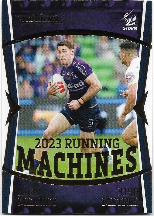 2024 NRL Traders Titanium Running Machines (RM08) Nick Meaney Storm 051/117
