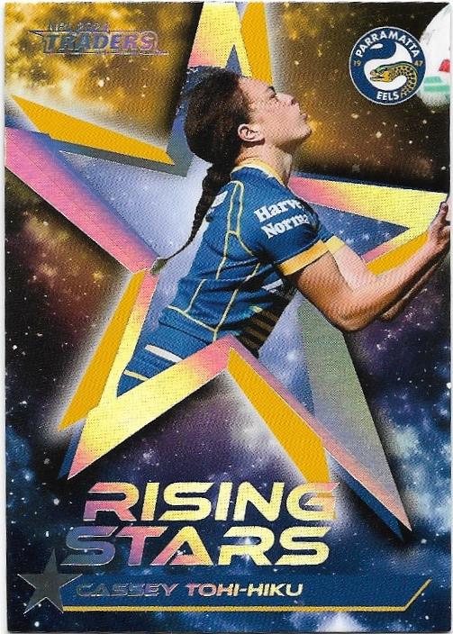 2024 NRL Traders Titanium Rising Stars Album (RSA18) Cassey Tohi-Hiku Eels 081/150