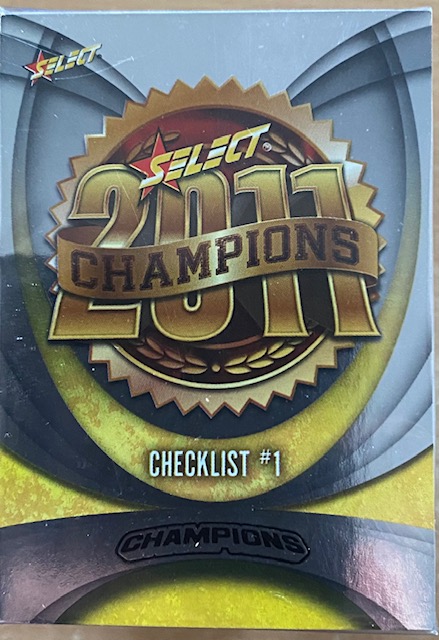 2011 Select Champions Parallel Full Set ( 190 Cards)